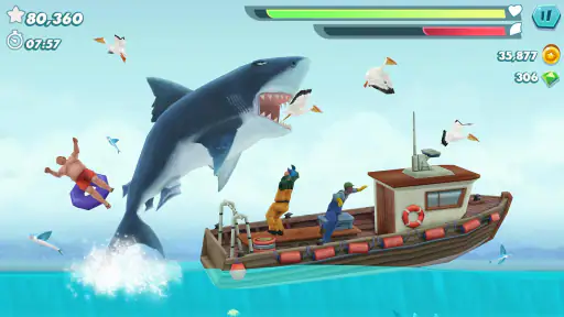 헝그리 샤크 에볼루션: 최강 상어 먹방 서바이벌 게임 screenshot