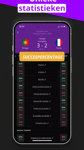 180Score Voetbalvoorspellingen screenshot