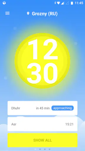 1Muslim: Prayer times, Azan screenshot
