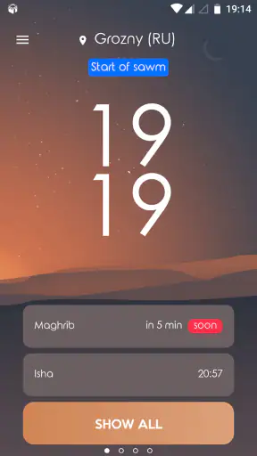 1Muslim: Prayer times, Azan screenshot