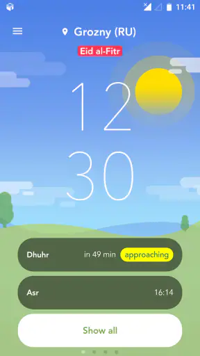 1Muslim: Prayer times, Azan screenshot
