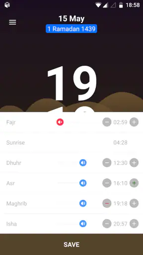 1Muslim: Prayer times, Azan screenshot