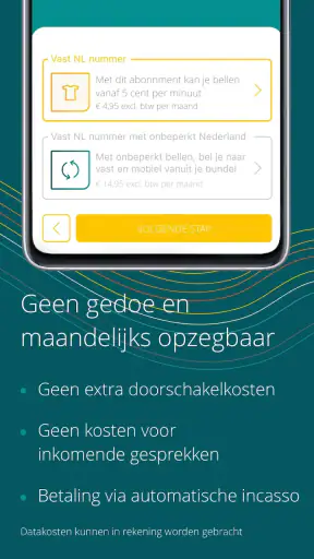 2 of meer telnrs op 1 mobiel. screenshot
