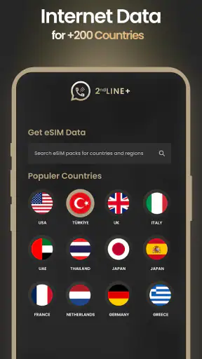 2nd Line+ Phone Number & eSIM screenshot
