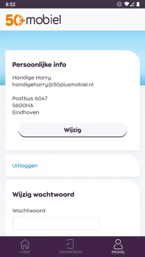 50+ mobiel screenshot