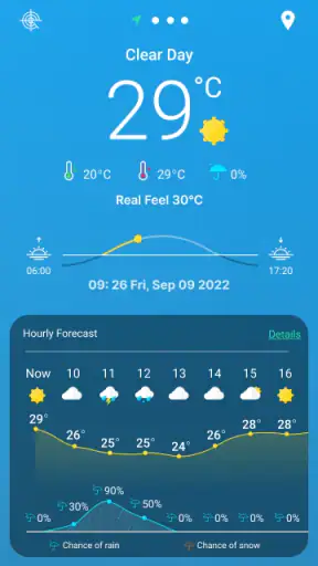 9Weather: Weervoorspelling screenshot