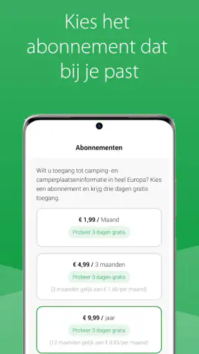 ACSI Campings Europa screenshot