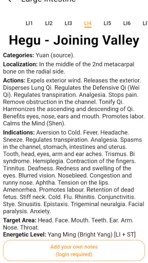 Acupuncture Assistant screenshot