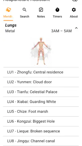 Acupuncture Assistant screenshot