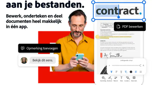 Adobe Acrobat Reader: Edit PDF screenshot