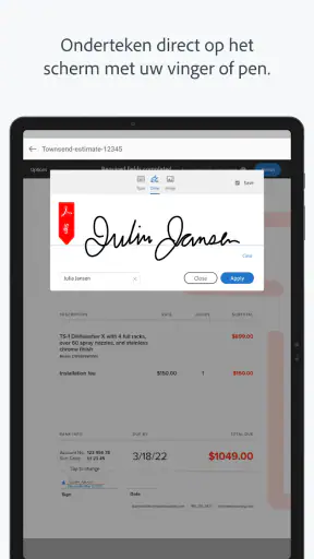 Adobe Acrobat Sign screenshot