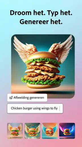 Adobe Express: AI-foto, video screenshot