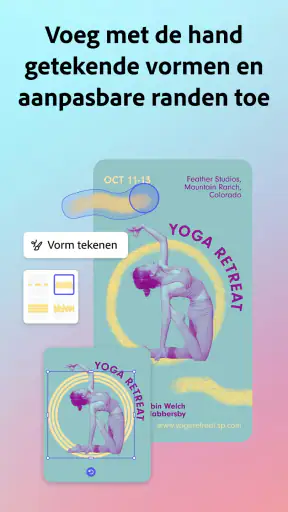 Adobe Express: AI-foto, video screenshot