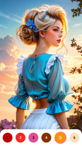 Adult Sexy Color Paint Games screenshot