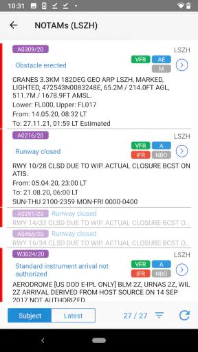 AeroWeather screenshot
