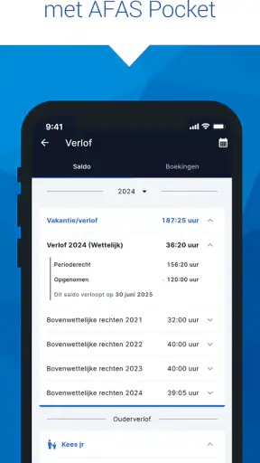 AFAS Pocket screenshot