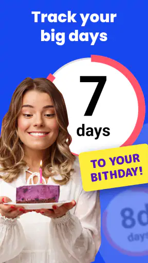Aftellen app dagen - Countdown screenshot