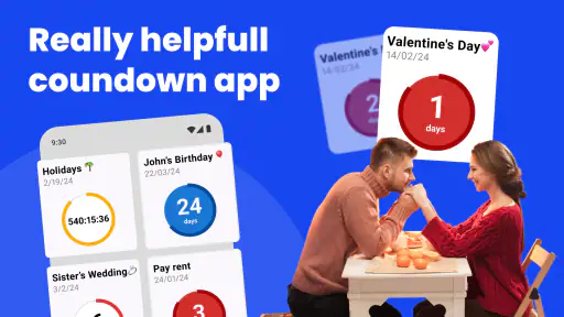 Aftellen app dagen - Countdown screenshot