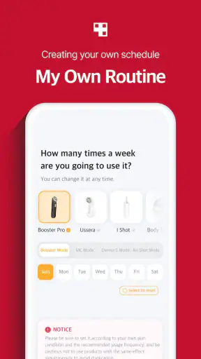 AGE-R medicube Digital clinic screenshot