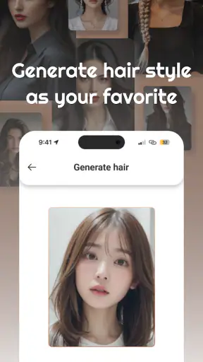 AI Hair Color Style Art Change screenshot