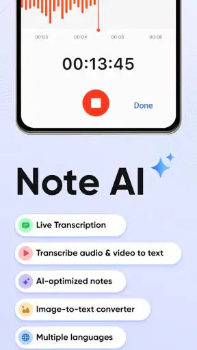 AI Notes & Transcribe Memo screenshot
