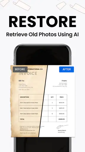 AI-scanner, scandocument screenshot