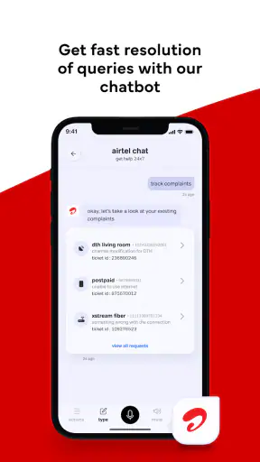 Airtel Thanks: Recharge & Bank screenshot