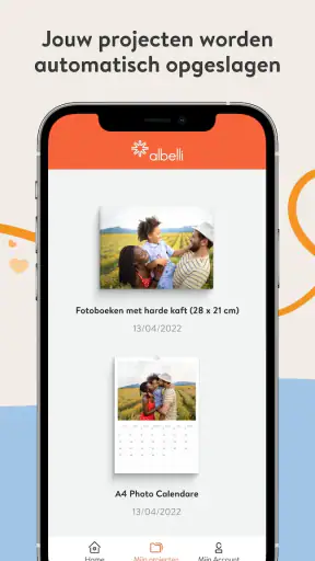 Albelli fotoboek fotoafdrukken screenshot