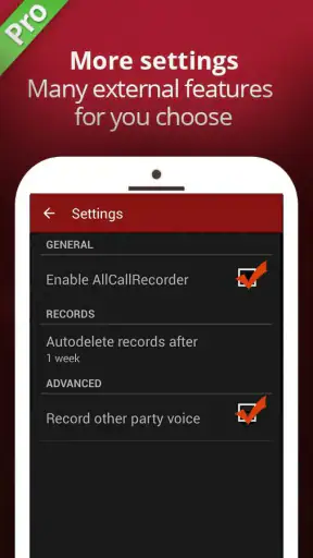 All Call Recorder screenshot