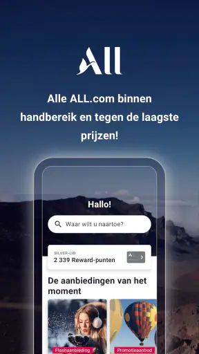 ALL.com - Reservering hotels screenshot