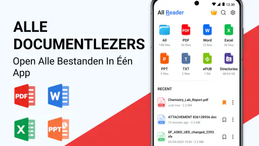 Alle documentlezer en -editor screenshot