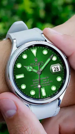 Analog Rolex Royal Watch face screenshot