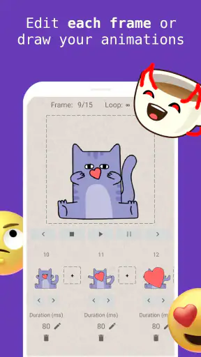 Animated Sticker Maker (FSM) screenshot