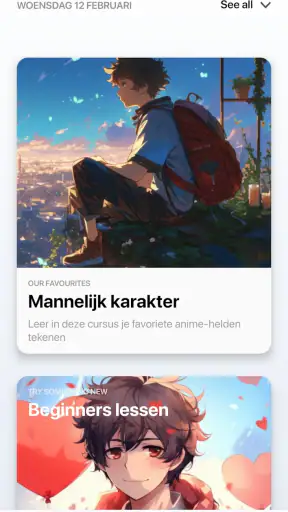 Anime Tekenen: Learn Drawing screenshot