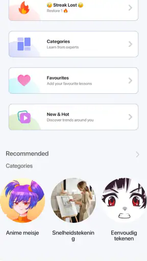 Anime Tekenen: Learn Drawing screenshot