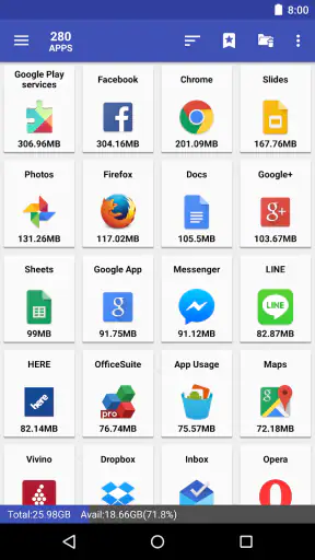 AppMgr Pro III (App 2 SD) screenshot