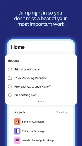 Asana screenshot