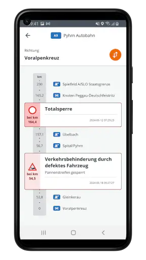 ASFINAG screenshot