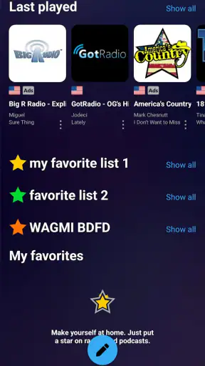 Audials Play: Radio & Podcasts screenshot