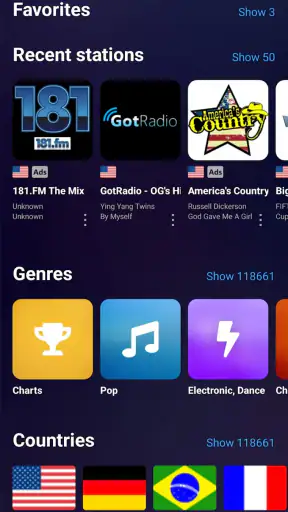 Audials Play: Radio & Podcasts screenshot