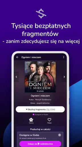Audioteka: Audiobooki/Podcasty screenshot