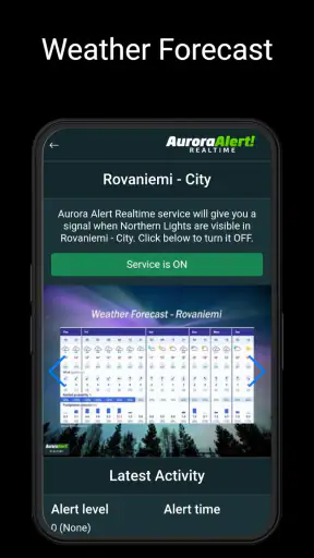 Aurora Alert Realtime screenshot