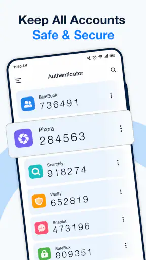Authenticator App screenshot