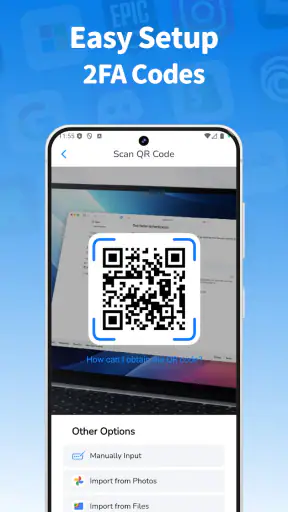 Authenticator-app - 2FA screenshot