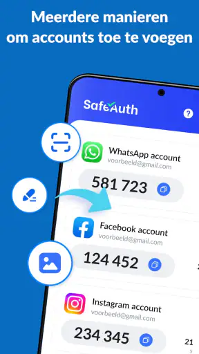 Authenticator App - SafeAuth screenshot