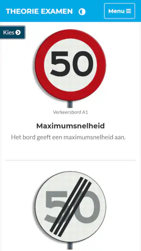Auto Theorie Examens CBR 2025 screenshot