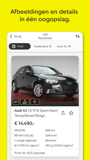 AutoScout24: auto kopen screenshot