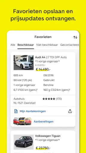 AutoScout24: auto kopen screenshot