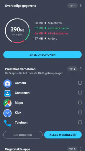 AVG Cleaner: opschonen screenshot