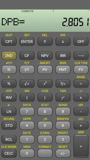 BA Financial Calculator PRO screenshot